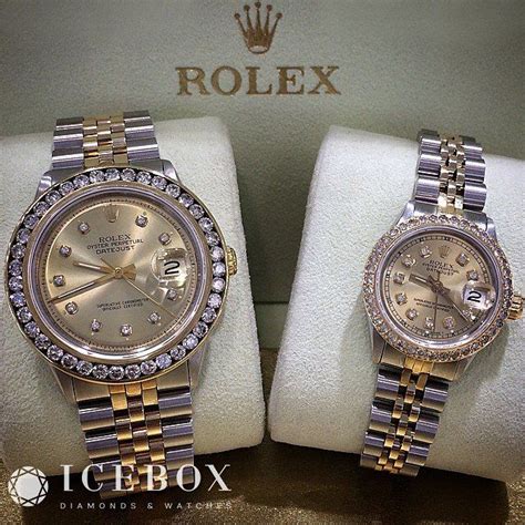 his and hers gold rolex|matching his and hers watches.